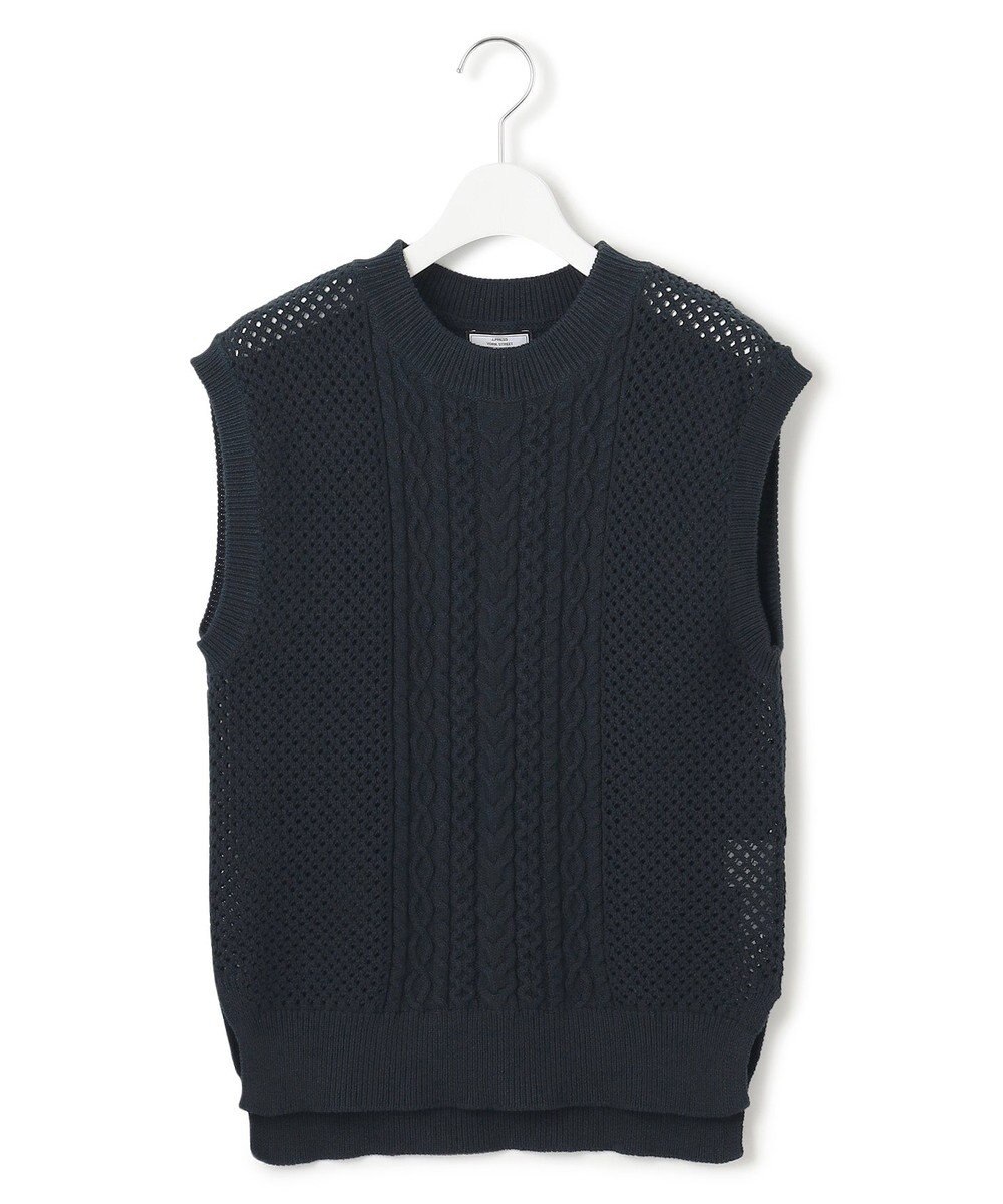 J.PRESS YORK STREET 【WOMEN】テープヤーン ニットベスト 