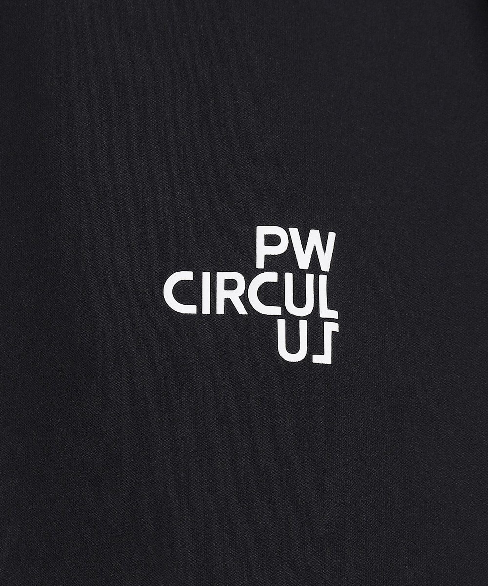 PW CIRCULUS 【WOMEN】パフスリーブメッシュコンビ モックネックT ゴルフウェア レディース 