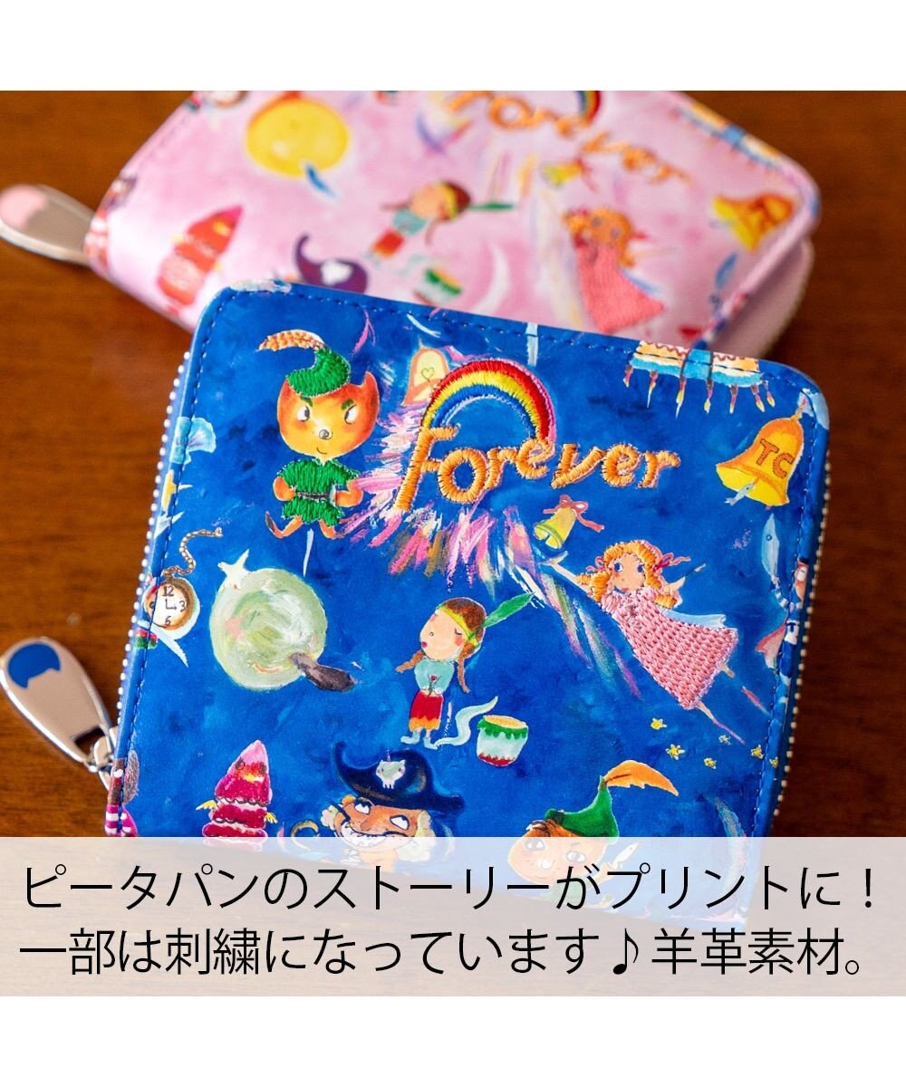 tsumori chisato CARRY ピーターパン ラウンドファスナー 2つ折り財布 