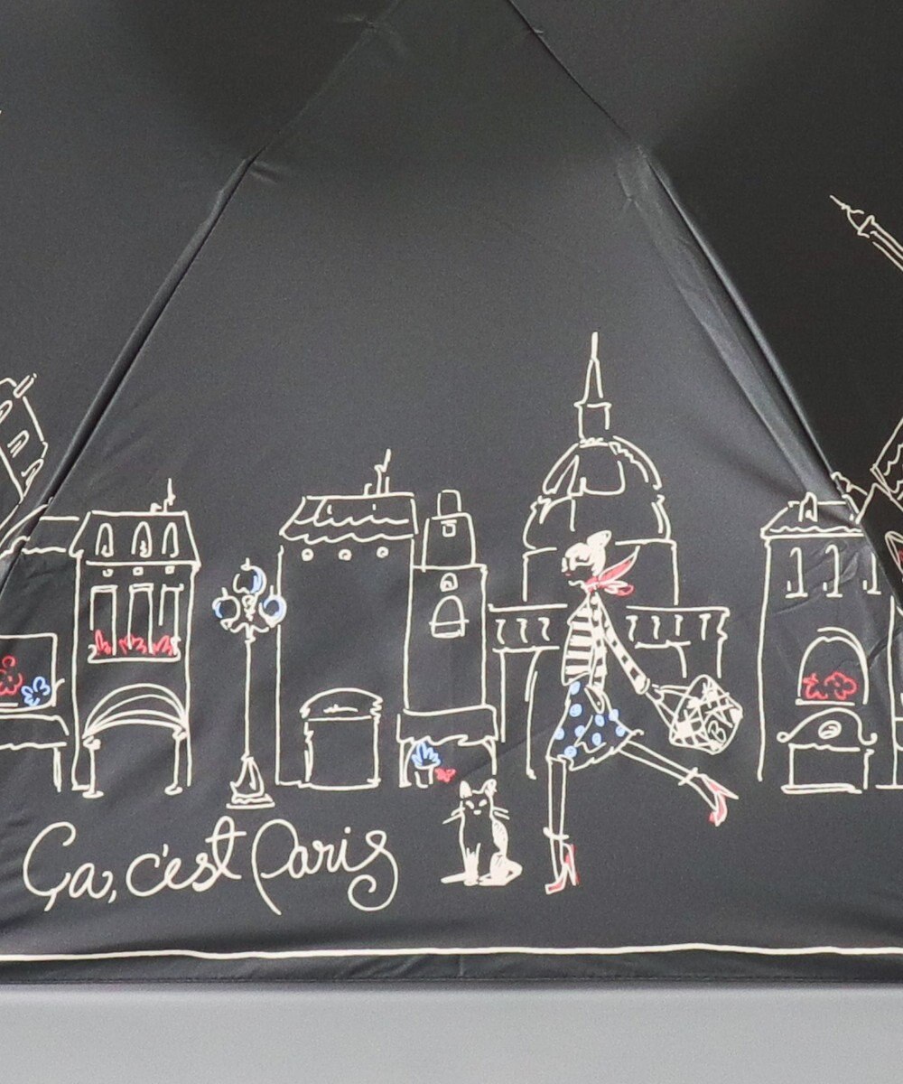 AURORA BLAO (ブラオ) イラスト柄 晴雨兼用傘 (折り畳み・ミニ) 