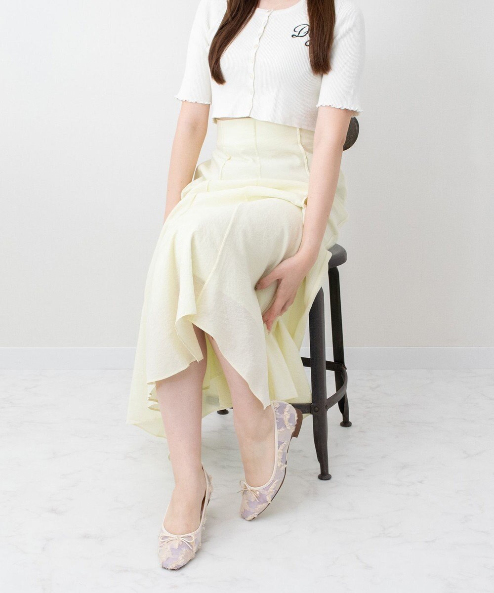 Bridget Birkin 【Bridget Birkin】シアージャガードパンプス 