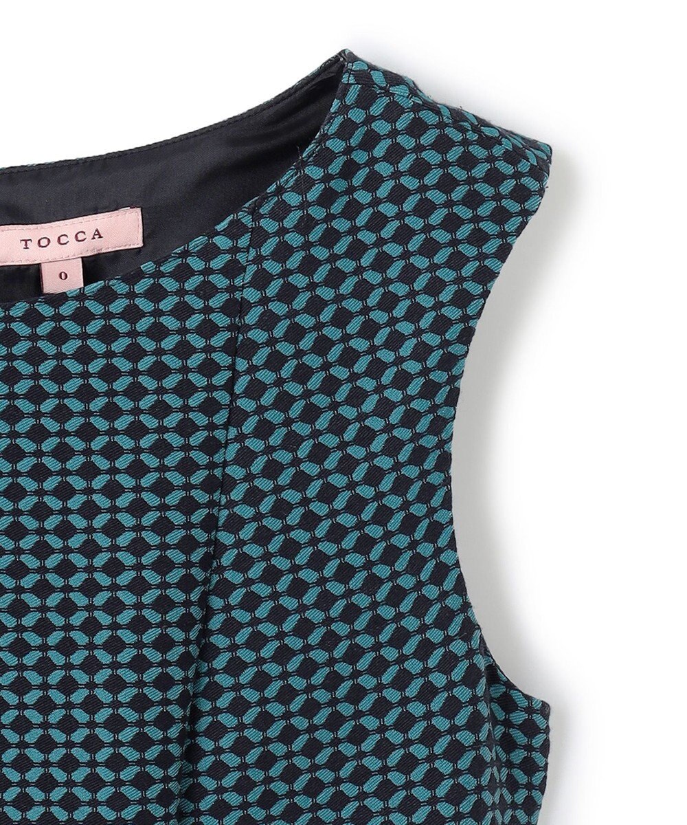 TOCCA 【洗える】GEOMETRIC FLOWER ドレス 