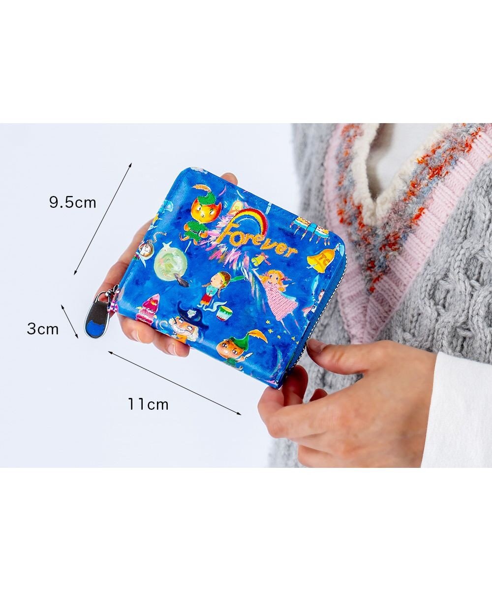 tsumori chisato CARRY ピーターパン ラウンドファスナー 2つ折り財布 