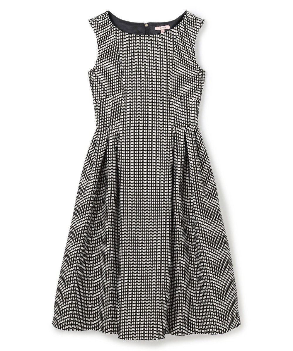 TOCCA 【洗える】GEOMETRIC FLOWER ドレス 