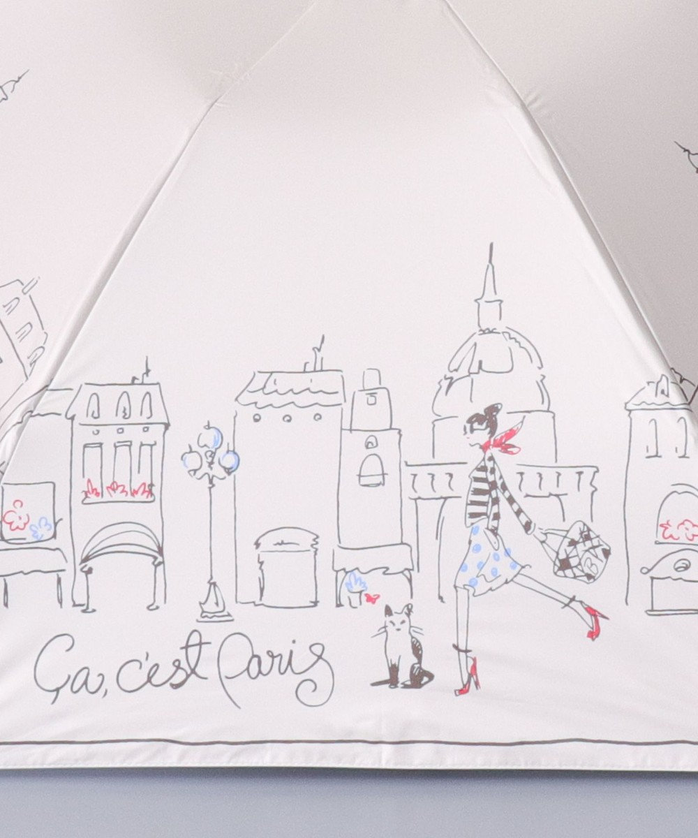 AURORA BLAO (ブラオ) イラスト柄 晴雨兼用傘 (折り畳み・ミニ) 