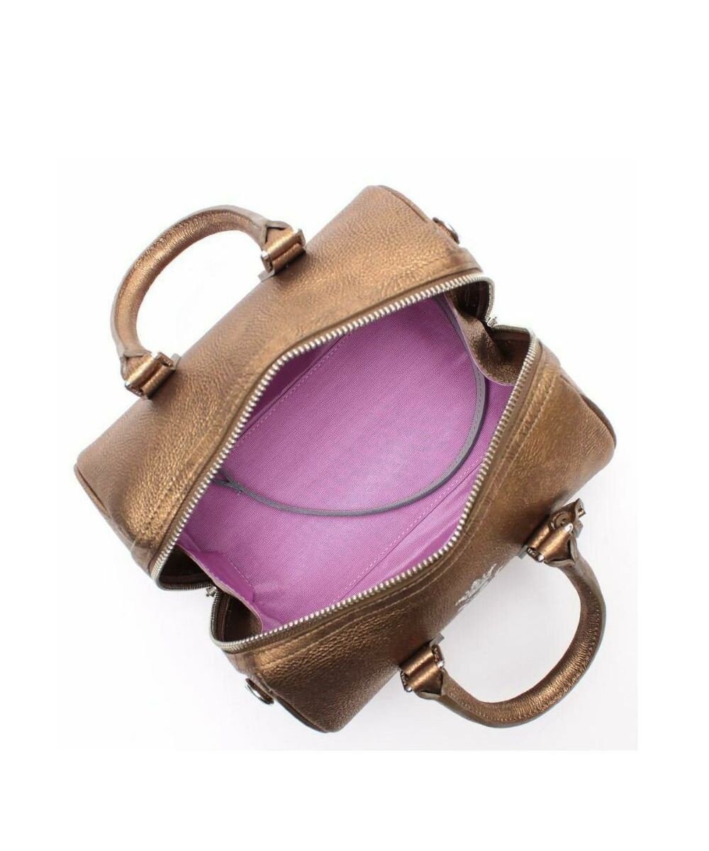 A.D.M.J. 【牛革】メタリックレザー/ドラムボストンＳ 