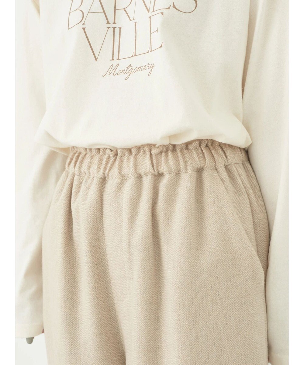 earth music&ecology ヘリンボーンイージーパンツ 