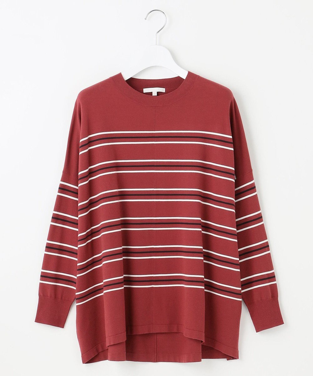 自由区 L 【WEB限定カラーあり】レーヨンストレッチ ニットT 