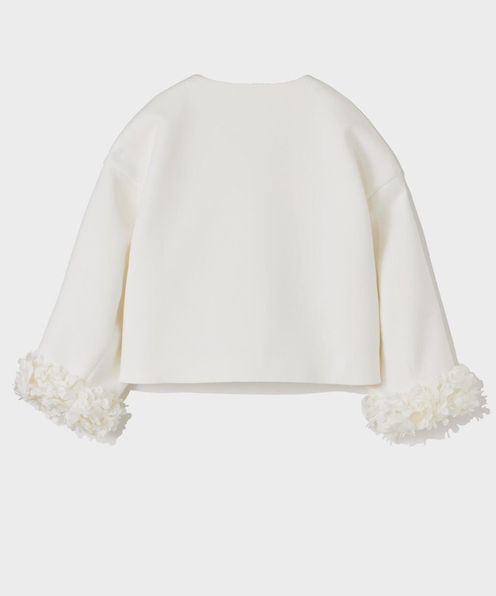 GRACE CONTINENTAL フラワーチュール切替ジャケット 