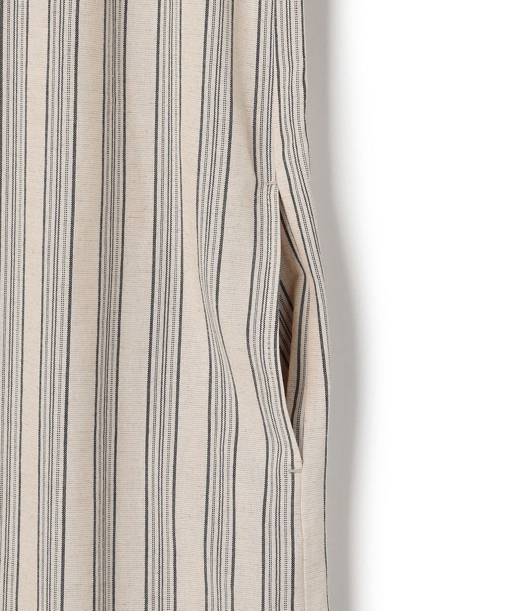 J.PRESS YORK STREET 【WOMEN】リネンストライプ ノースリーブ ワンピース 