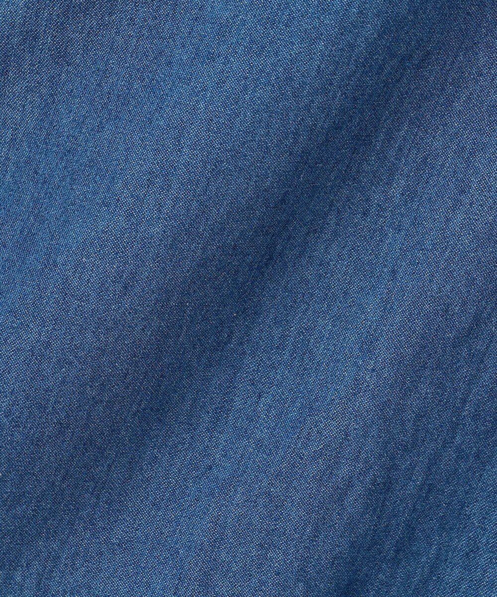 組曲 KIDS 【110-140㎝】 フラワーボタンデニムワンピース 