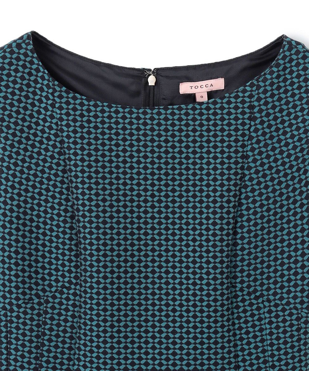 TOCCA 【洗える】GEOMETRIC FLOWER ドレス 