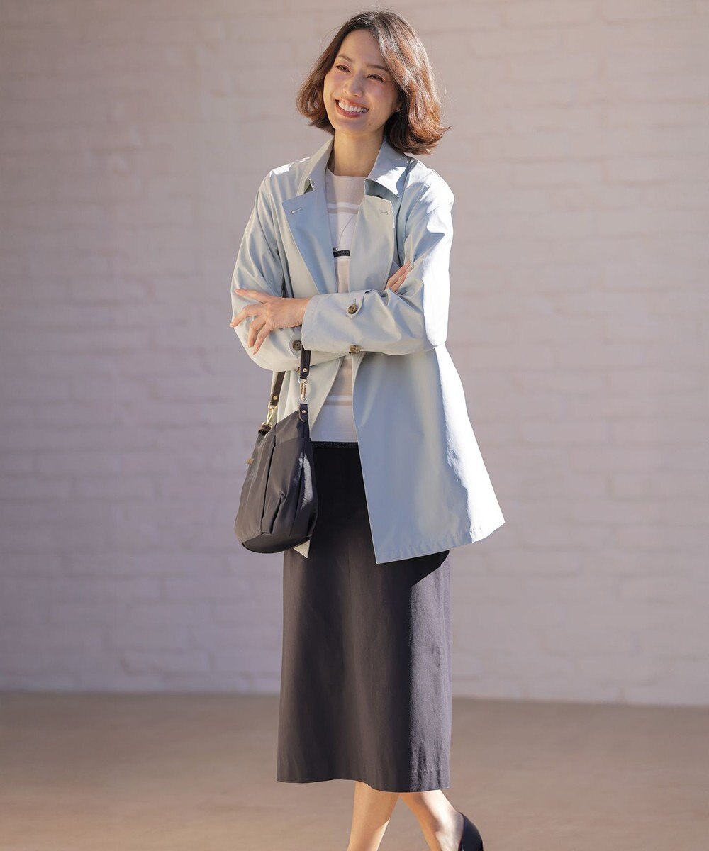 J.PRESS LADIES TCリネン ドライツイル ナロー スカート 