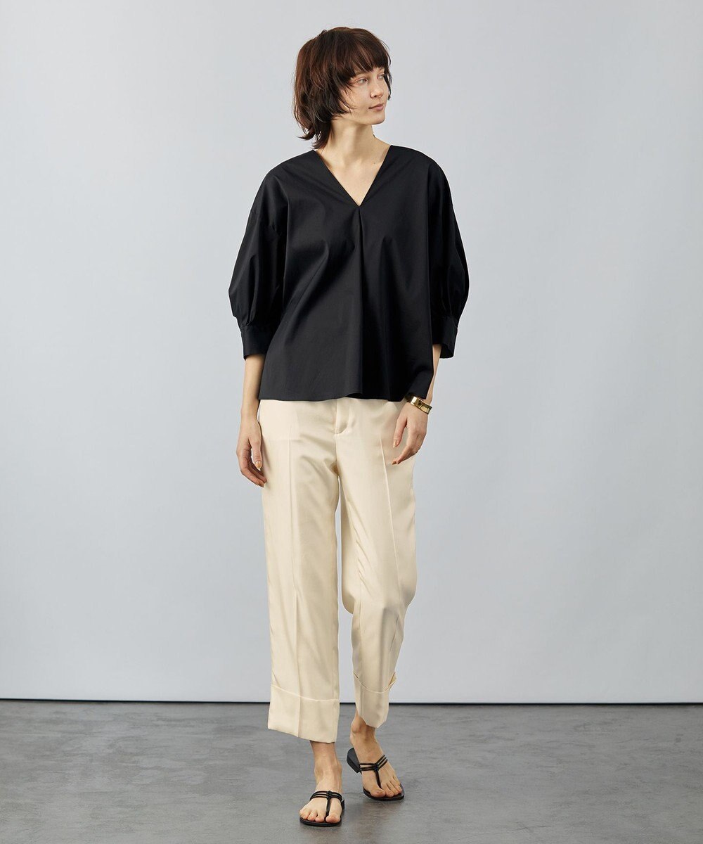 BEIGE， CARO / クロップドパンツ 