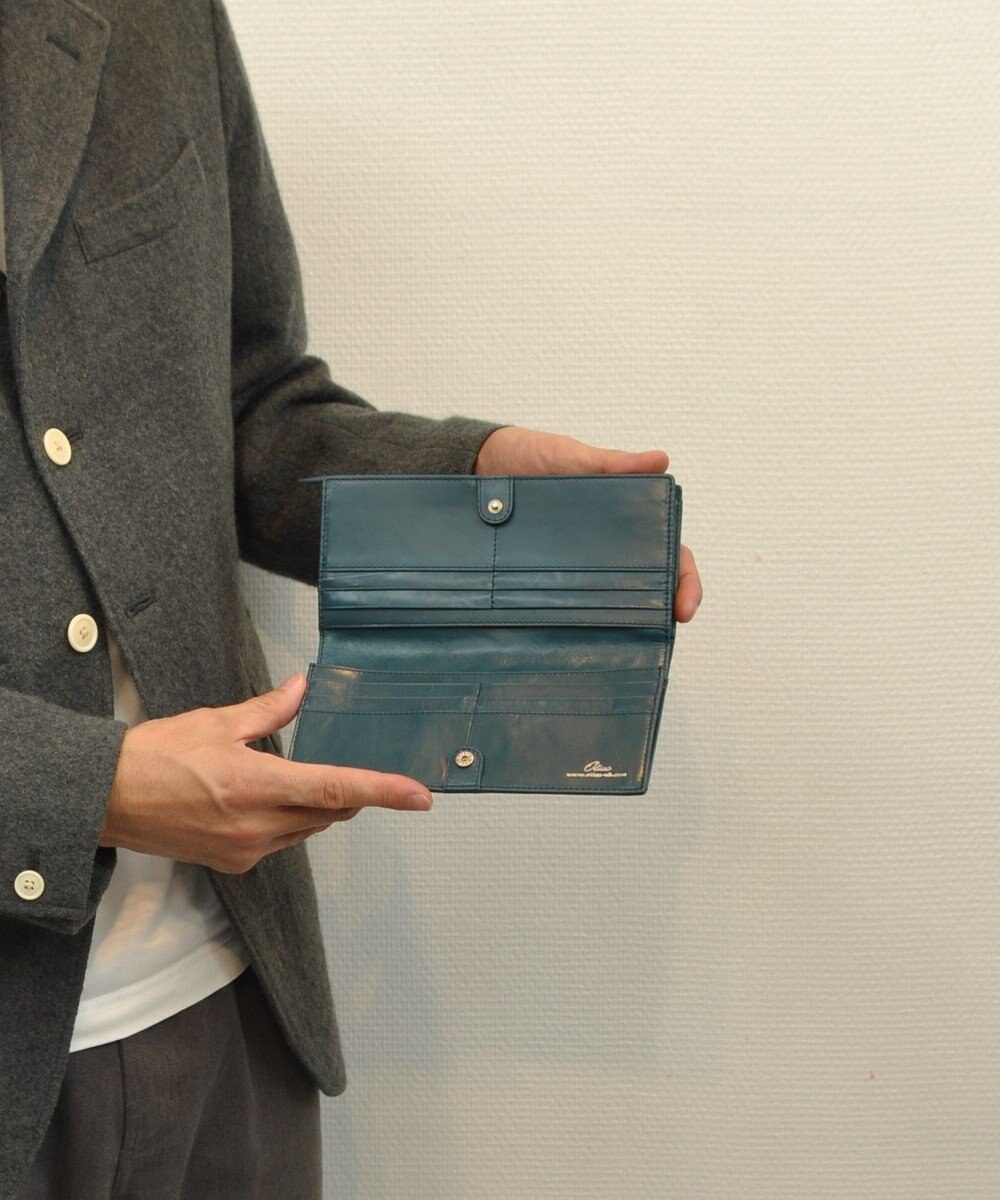 UNBILLION Otias オイルカウレザー二つ折りロングウォレット 