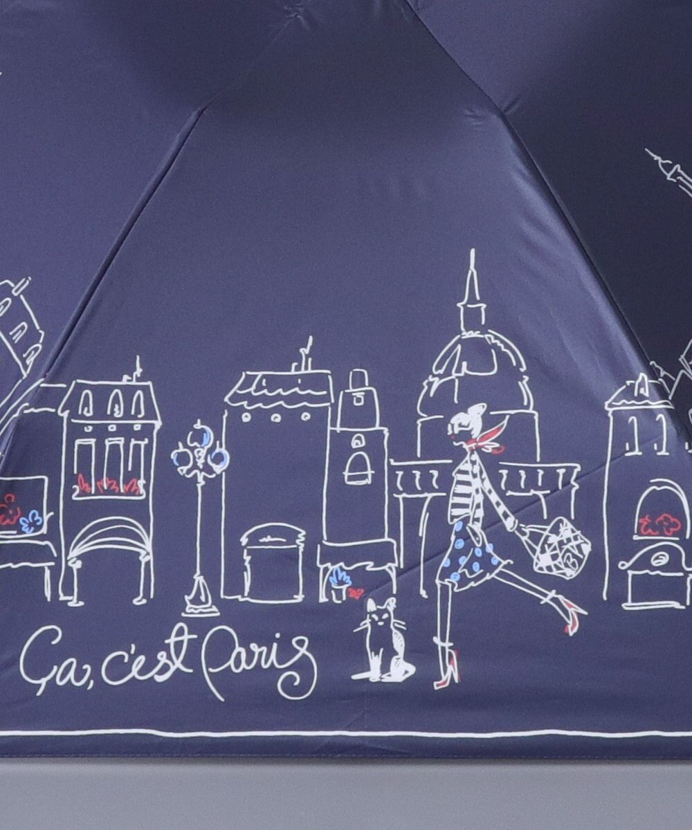 AURORA BLAO (ブラオ) イラスト柄 晴雨兼用傘 (折り畳み・ミニ) 