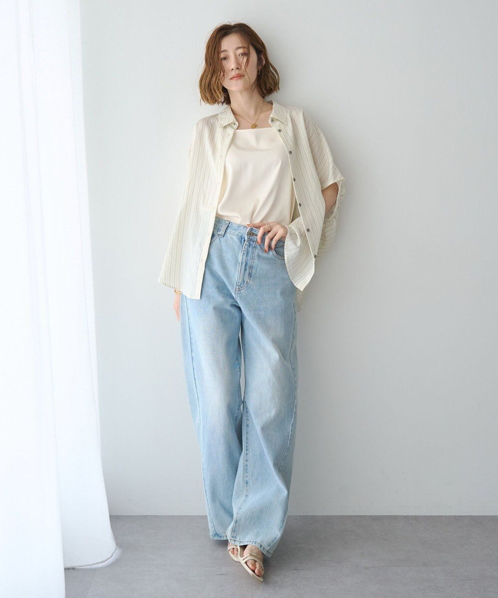 YECCA VECCA ストライプ柄シャツ 