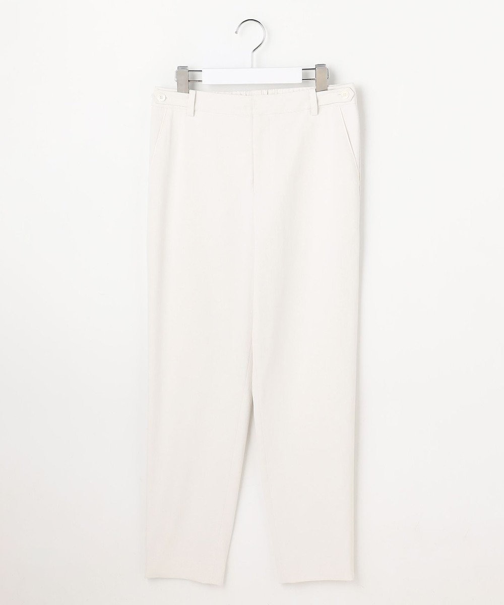 J.PRESS LADIES 麻シェルドライ テーパード パンツ 