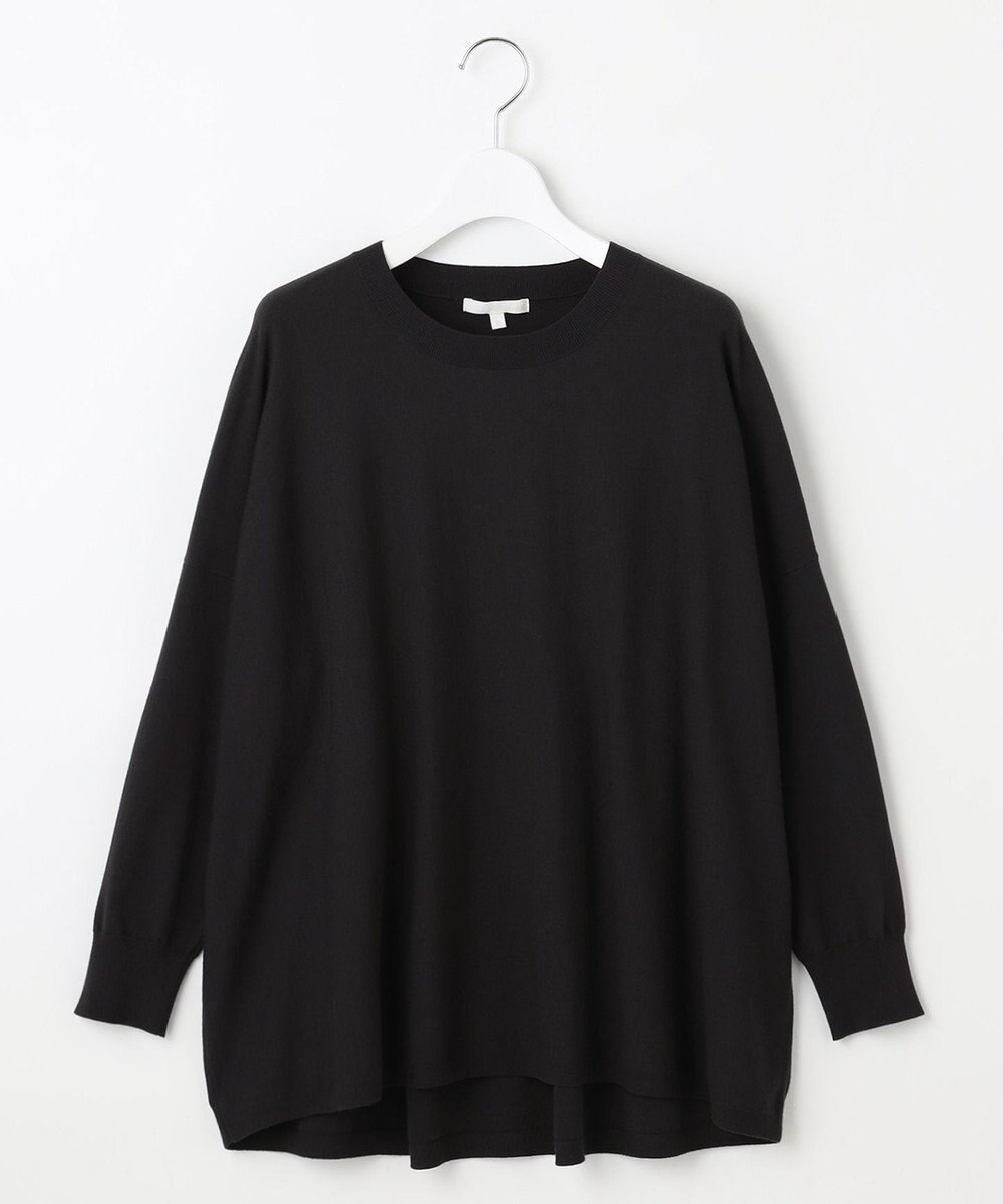 自由区 L 【WEB限定カラーあり】レーヨンストレッチ ニットT 