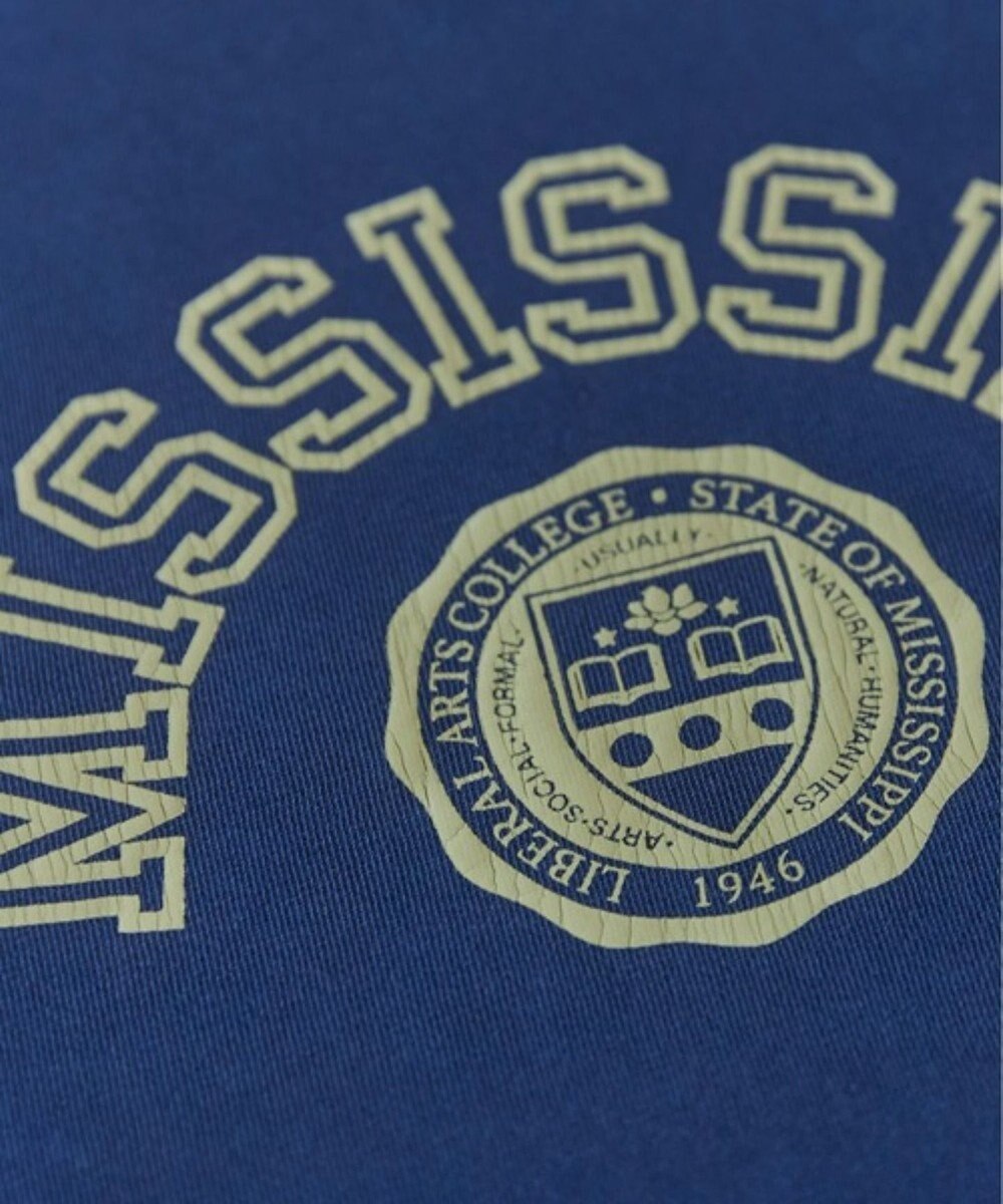 WEGO 【ANGIE VINTAGE】ピグメントカレッジロゴショートスウェット 