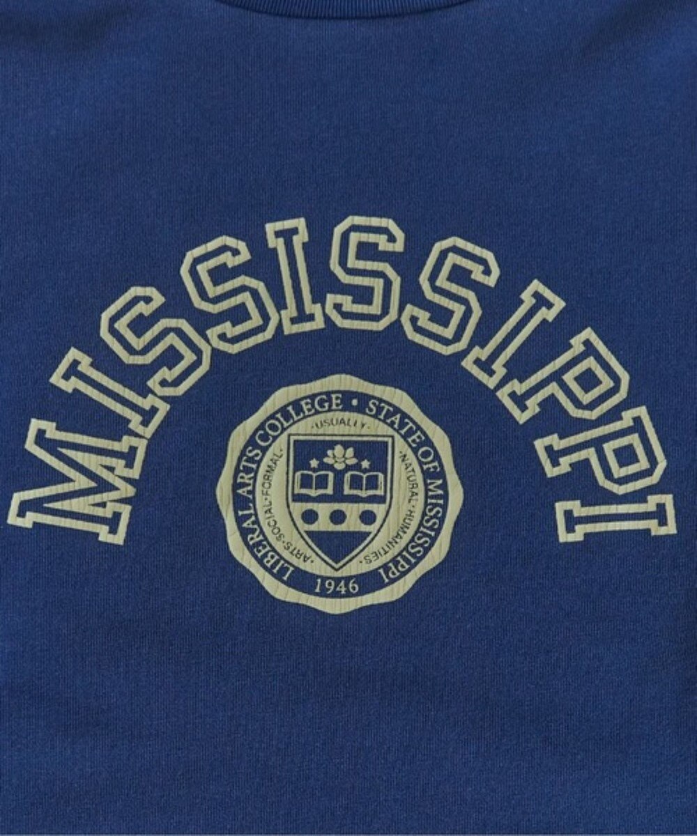 WEGO 【ANGIE VINTAGE】ピグメントカレッジロゴショートスウェット 