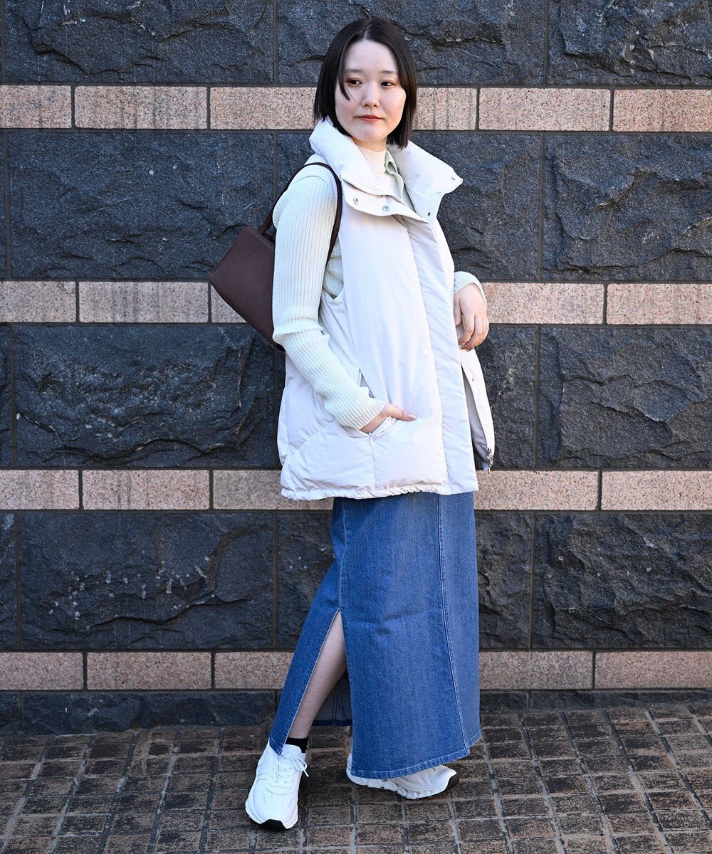 KWD 【日本製/高品質ダウン】STAND COLLAR DOWN VEST ダウンベスト 