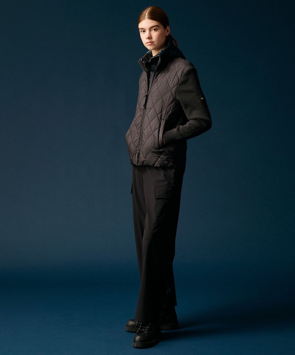 JOSEPH ABBOUD MOUNTAIN 【軽量/防風性】中綿キルトコンビ ニット 