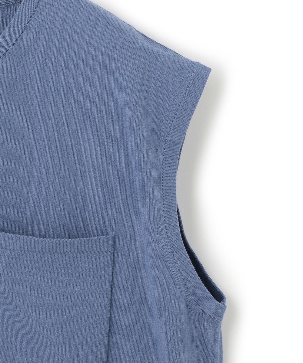 ICB L 【洗える】ガスコットンハイゲージ ノースリーブニット 