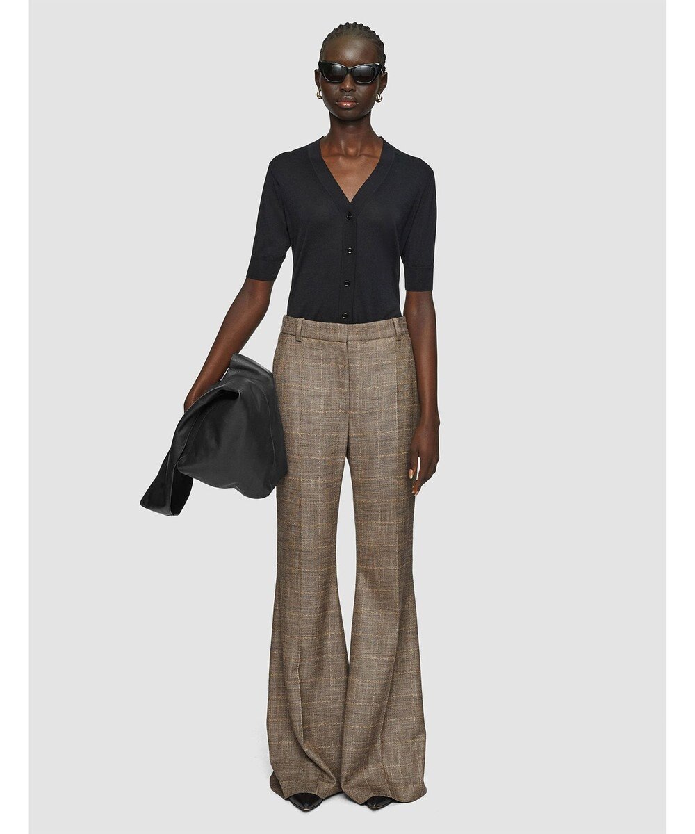 JOSEPH ウールバンブー　フレアートラウザーズ 