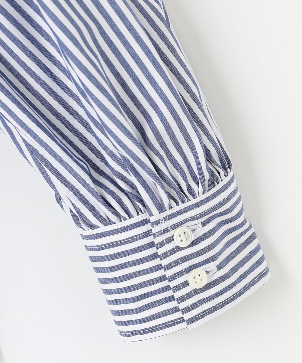 #Newans 【洗濯機可】ステッチデザインリボンタイブラウス 