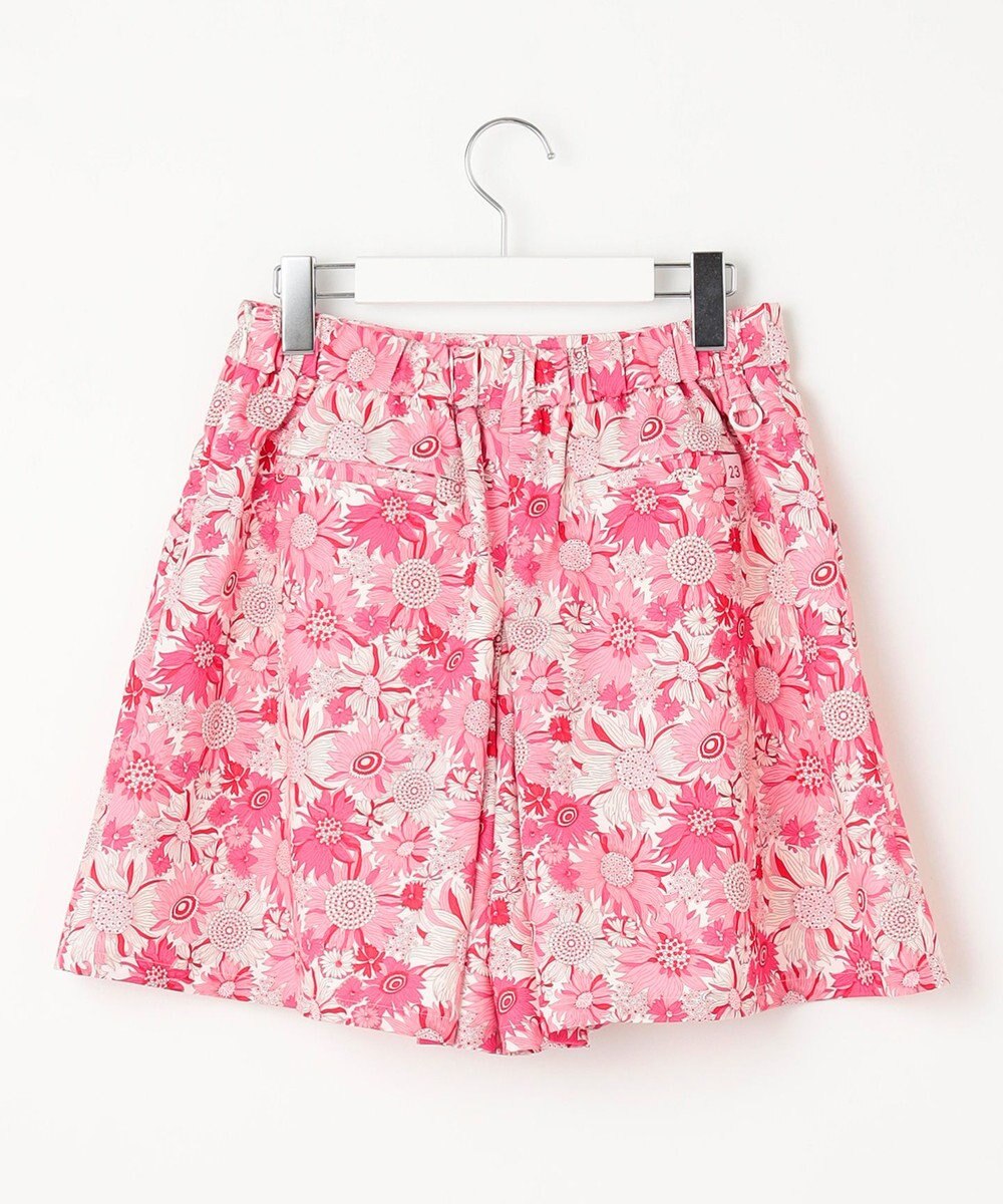 23区GOLF 【WOMEN】【ストレッチ】スプリングフラワー柄 キュロットスカート 