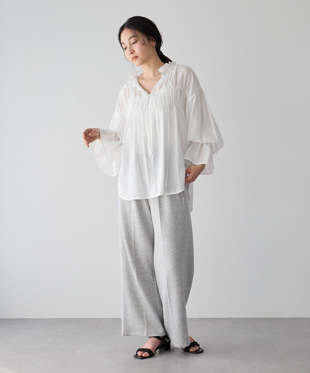 YECCA VECCA スウェットライクイージーパンツ 