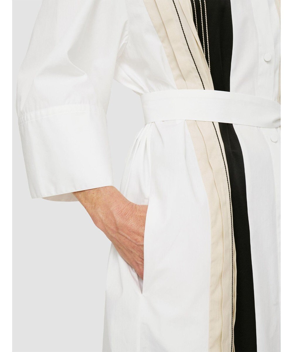 JOSEPH 【洗える】ポプリンカラーブロック　シャツドレス 