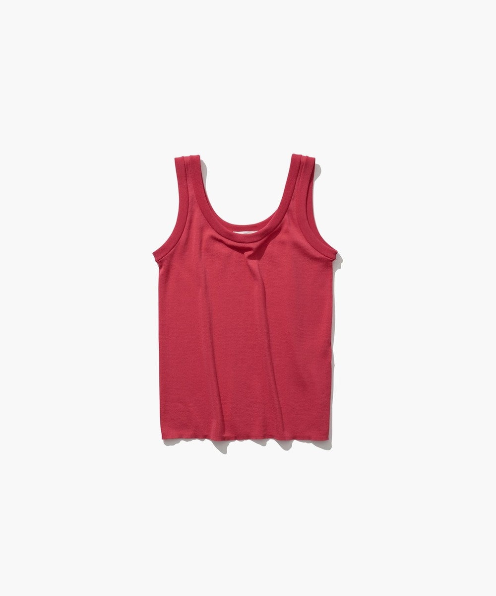 ATON FRESCA CIRCULAR RIB | タンクトップ 