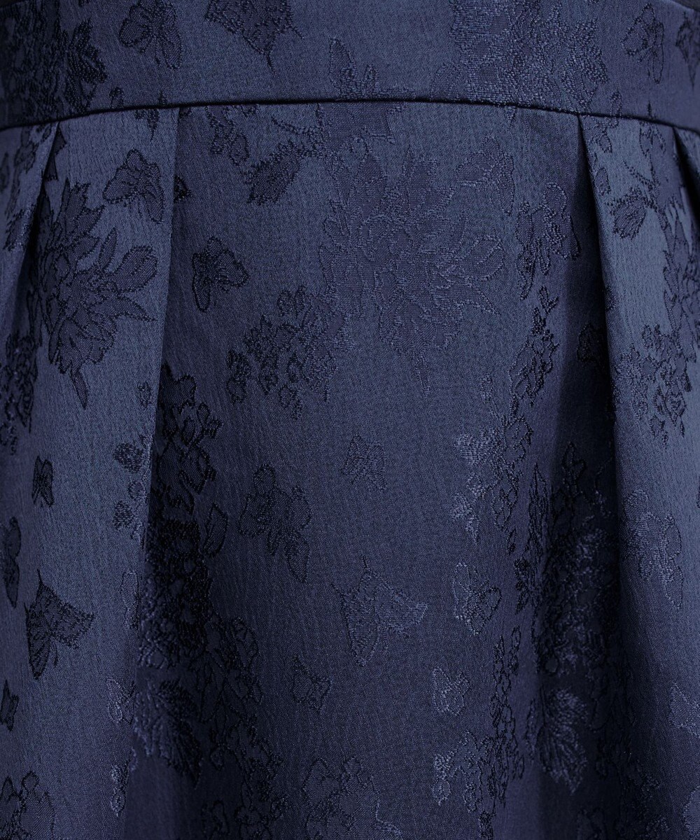 Tiaclasse フラワージャガードドッキングワンピース 