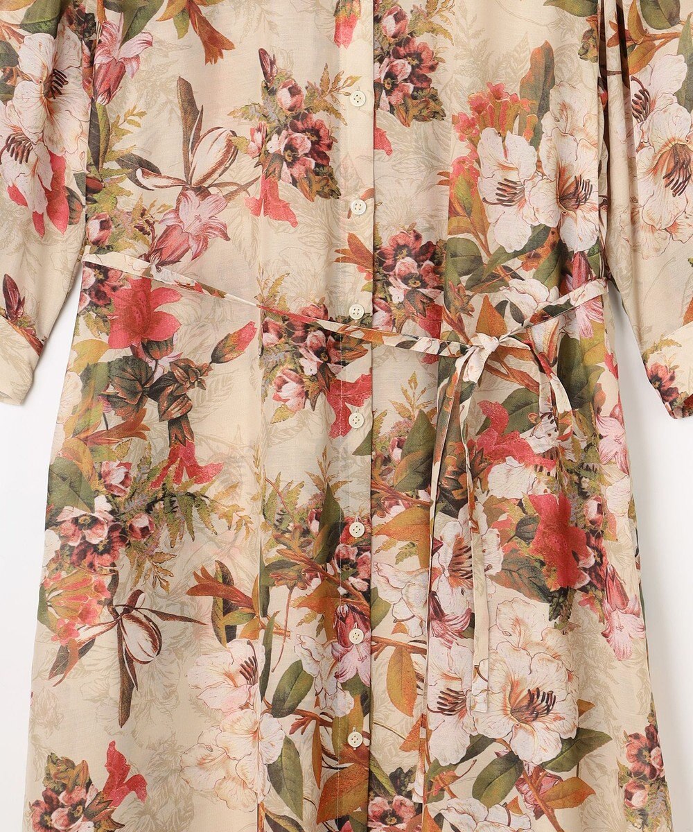 自由区 S ボタニカルプリント ワンピース 