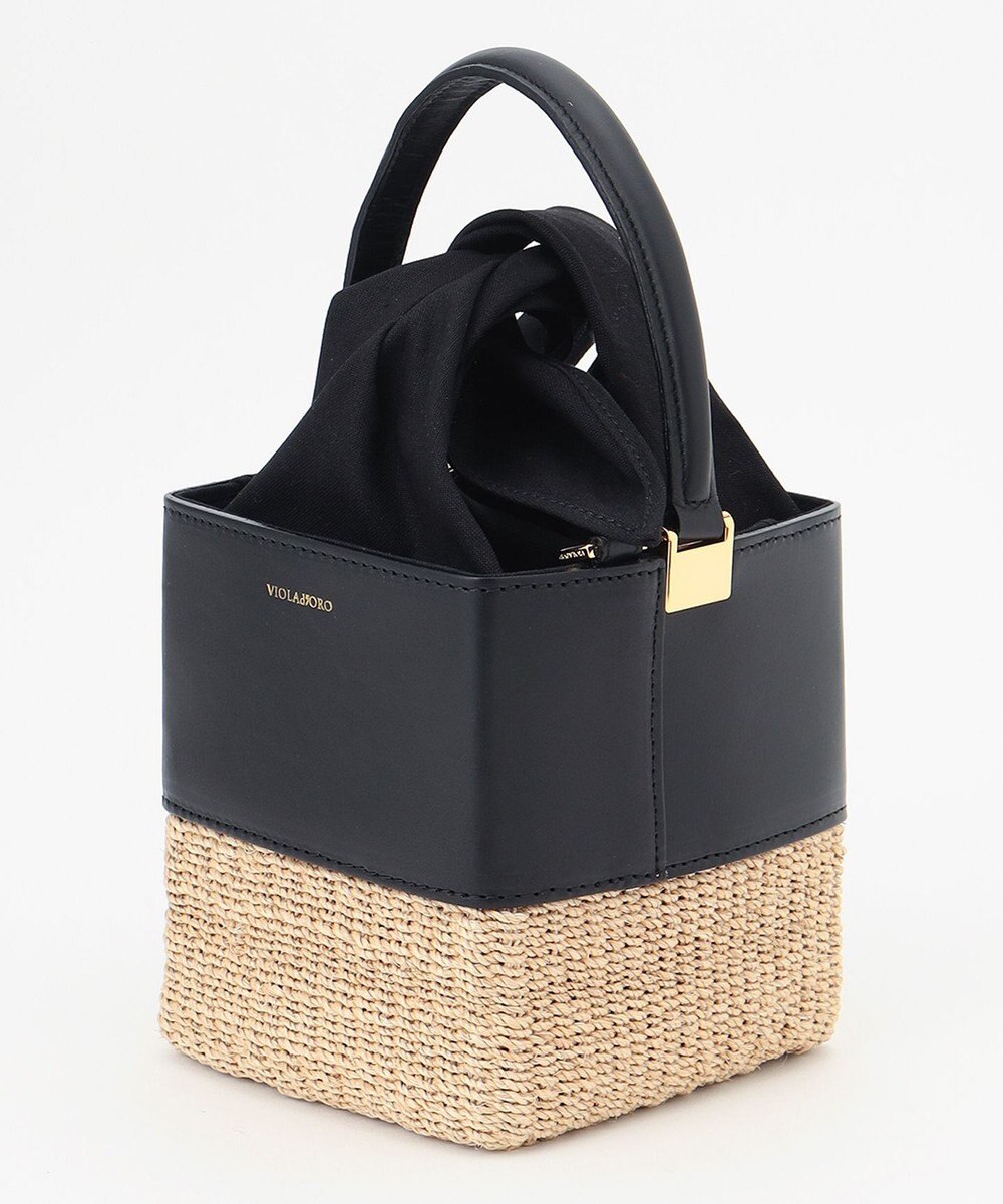 23区 VIOLAd'ORO MIRO スクエアバスケット バッグ 
