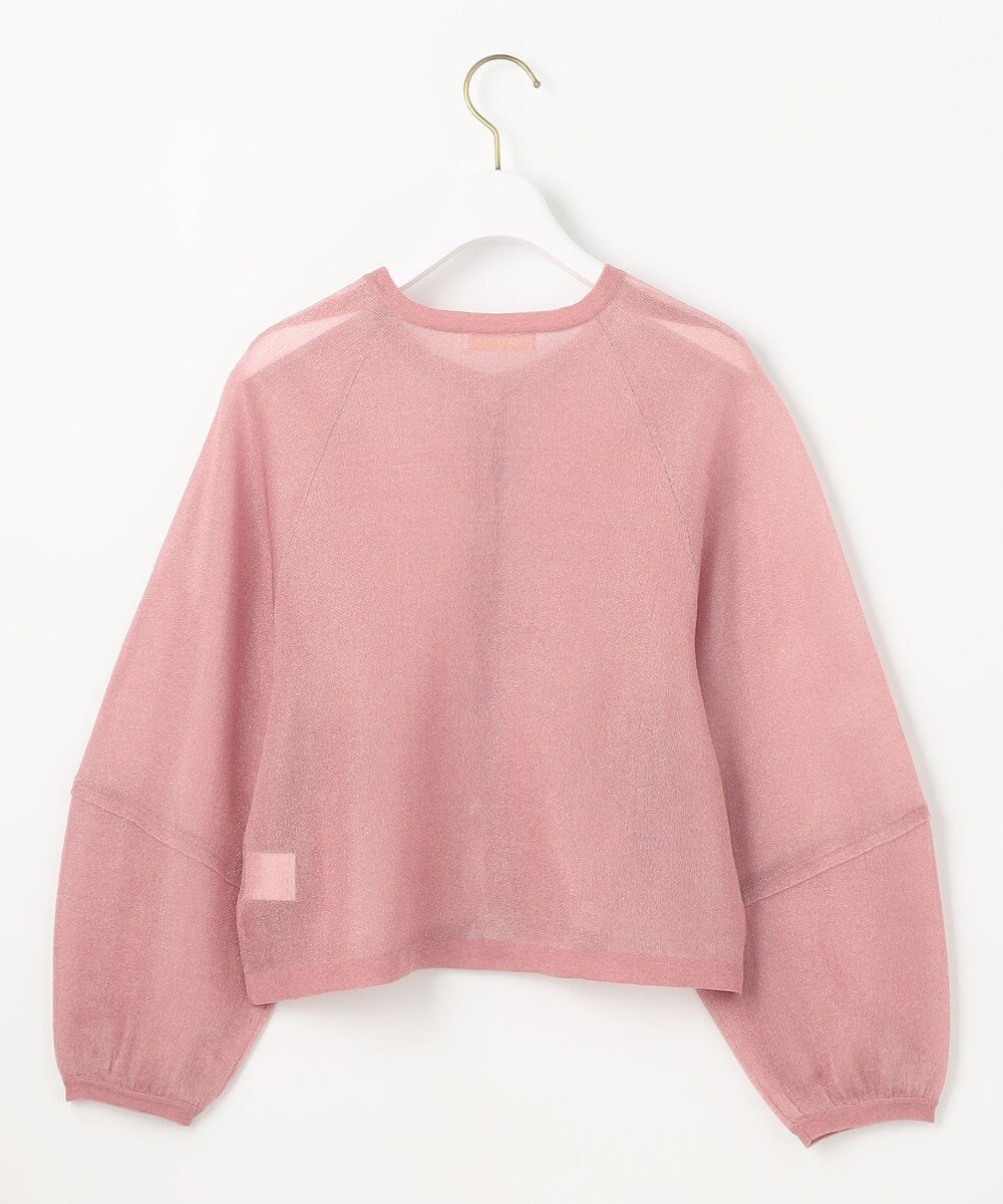 ANY SIS 【洗える】シアーランタンスリーブ カーディガン 