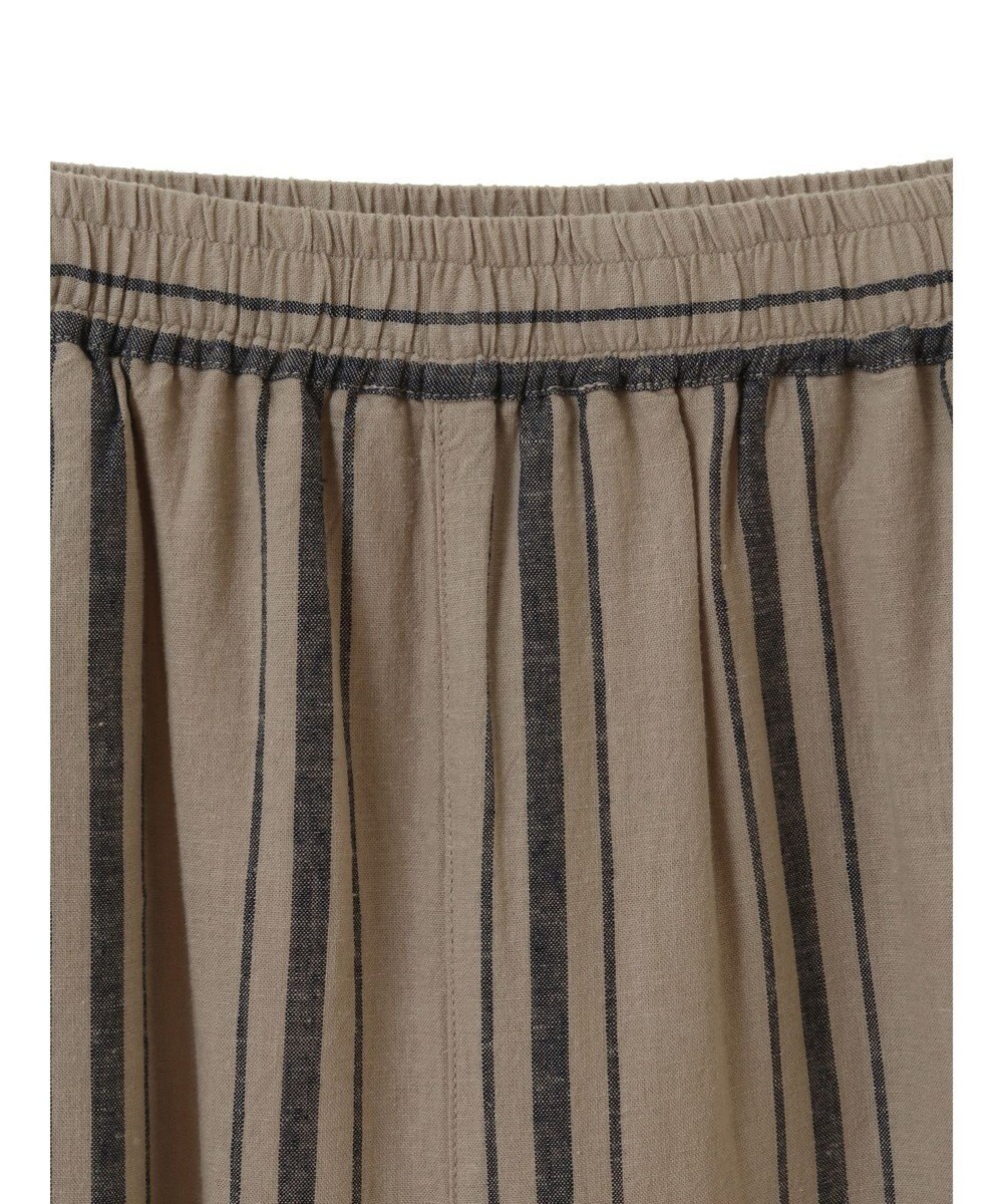 CRAFT STANDARD BOUTIQUE リネンレーヨンストライプイージーパンツ 