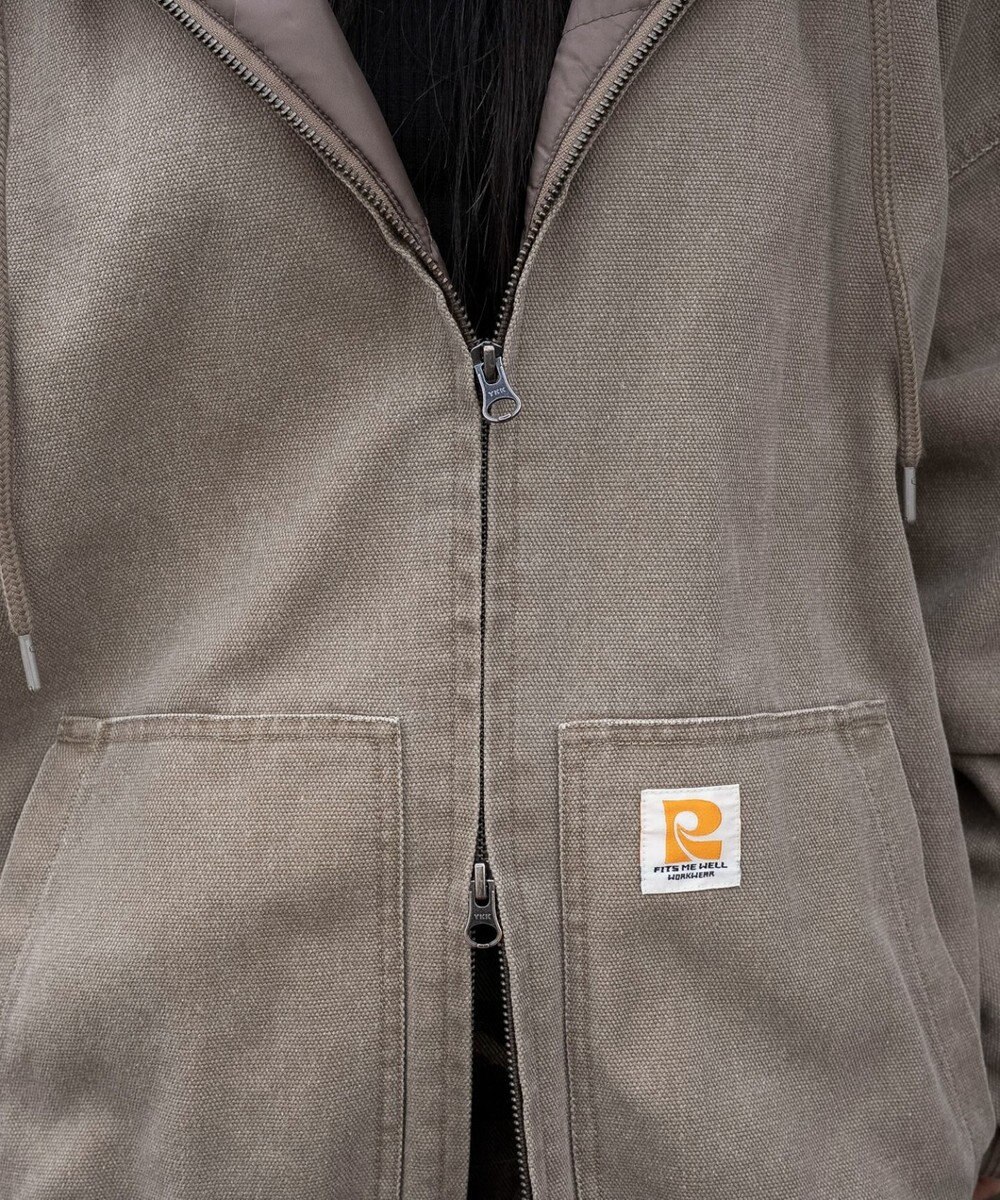 WEGO ワーカーズキルトフードブルゾン 