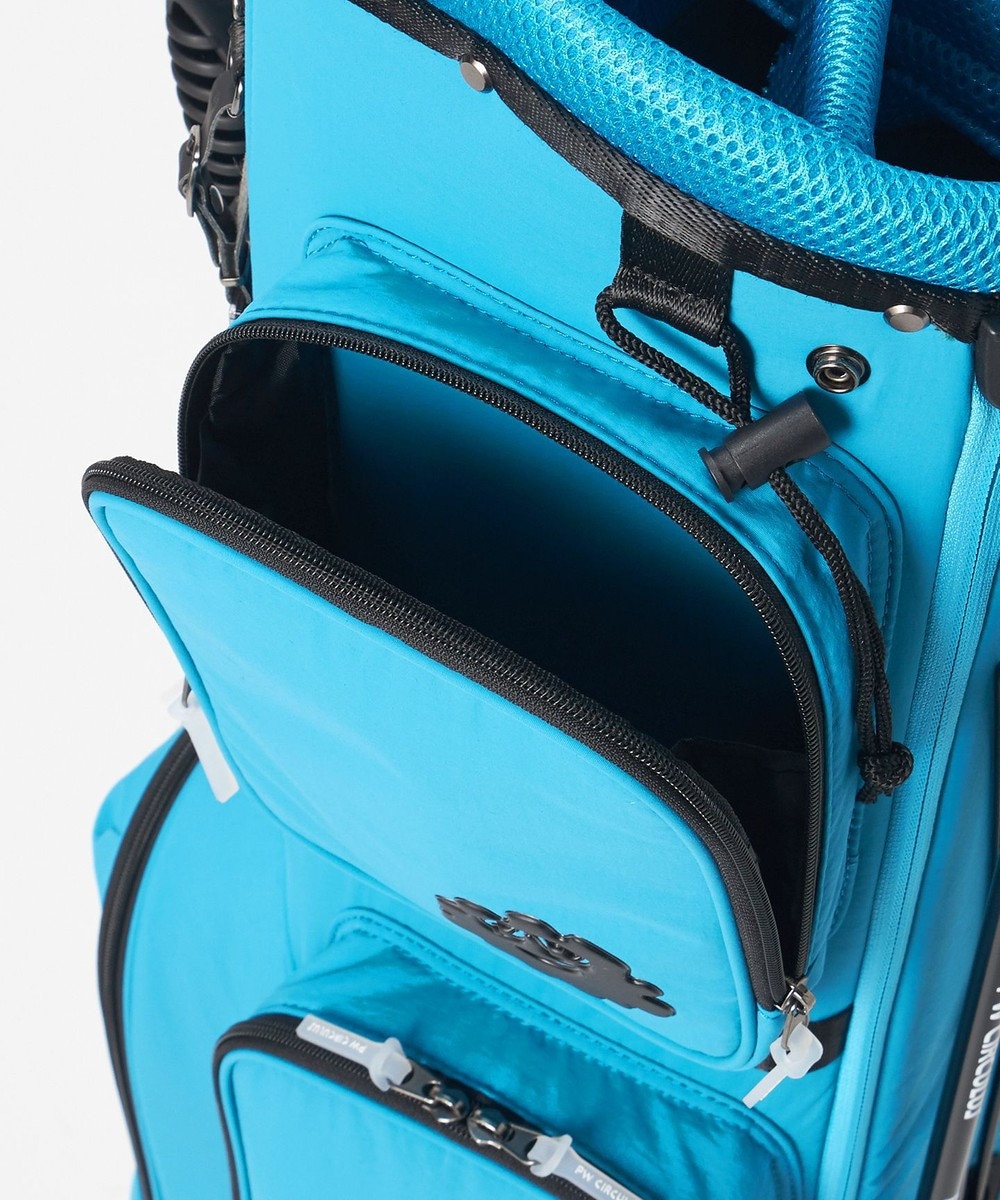 PW CIRCULUS 【UNISEX】デタッチャブル キャディバッグ シボ感のあるナイロンワッシャー素材 