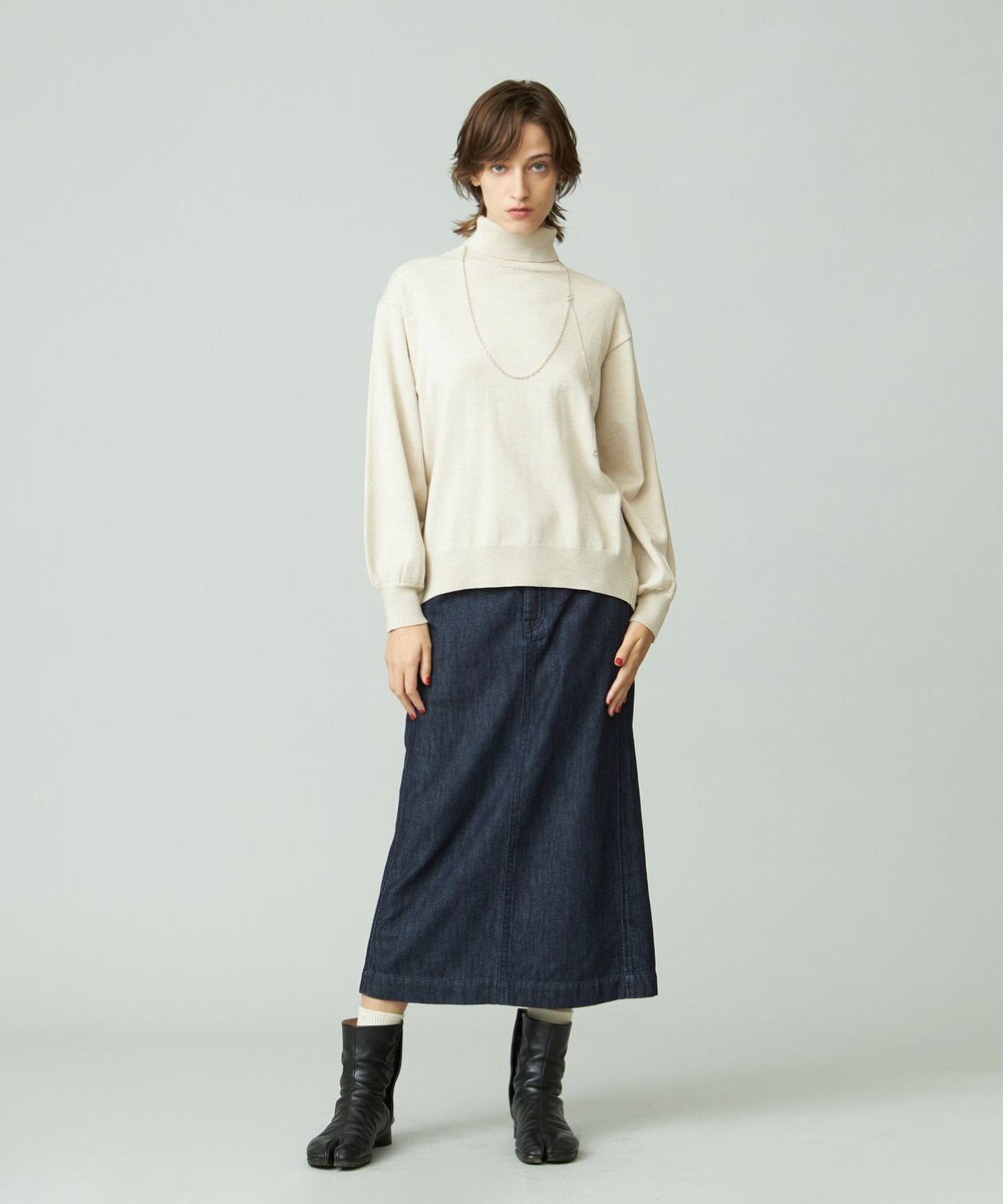 J.PRESS YORK STREET 【WOMEN】ソフトデニムスカート 