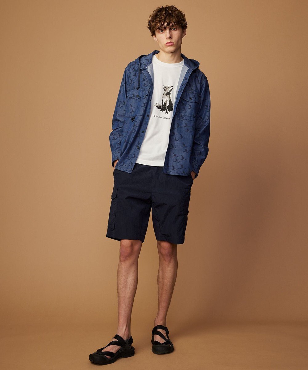 JOSEPH ABBOUD MOUNTAIN 【CREA掲載・テーム ヤルヴィモチーフ・サスティナブル】ビオグレース天竺Tシャツ 