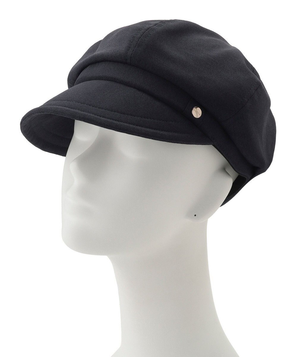 MOONBAT 【日本製/洗える/サイズ調整】フルラ (FURLA) ロゴチャーム付 キャスケット 