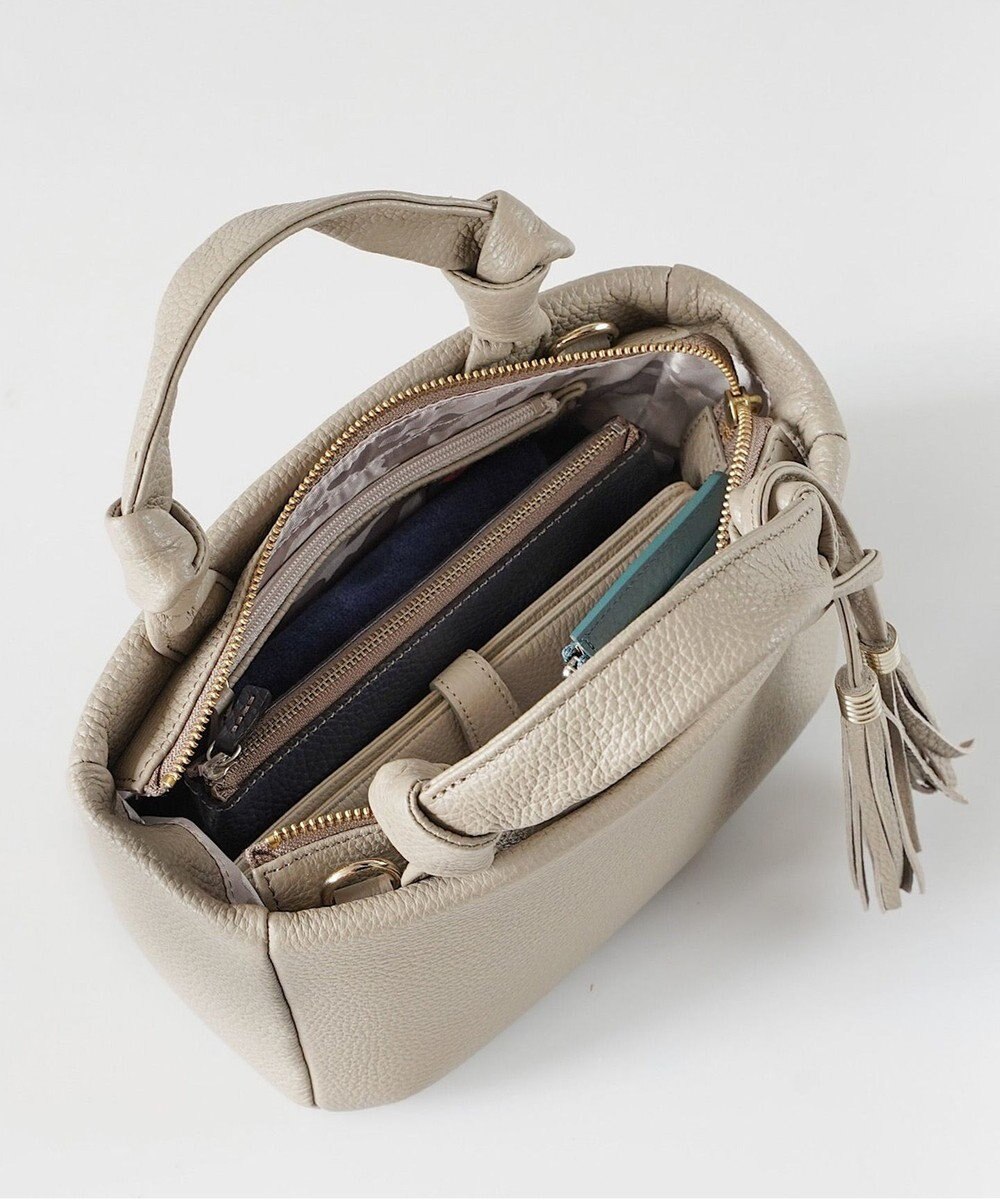 Atelier nuu 日本製 タッセルレザー loop ミニボストン 