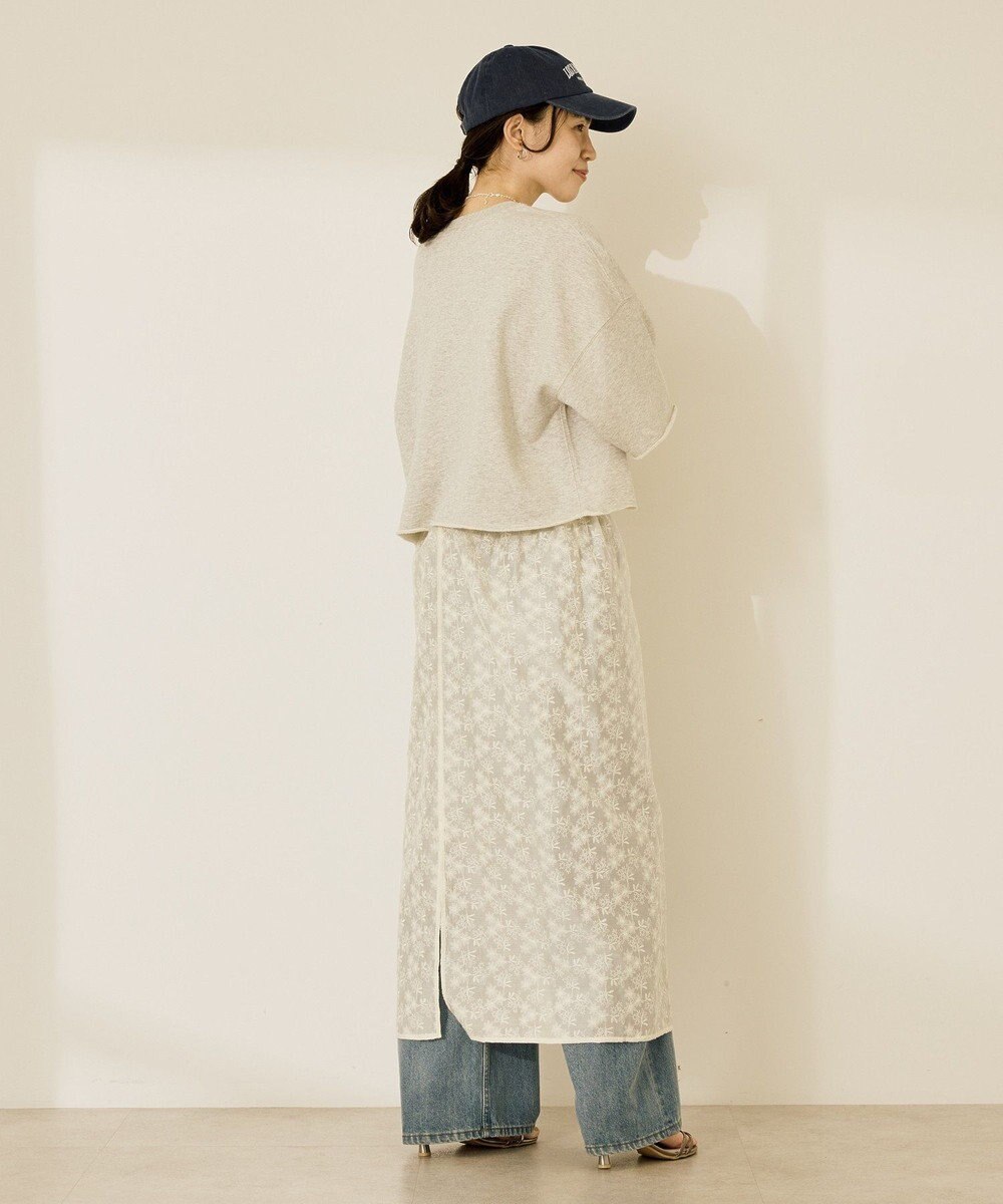 AMERICAN HOLIC ミニ裏毛5分袖プルオーバー 