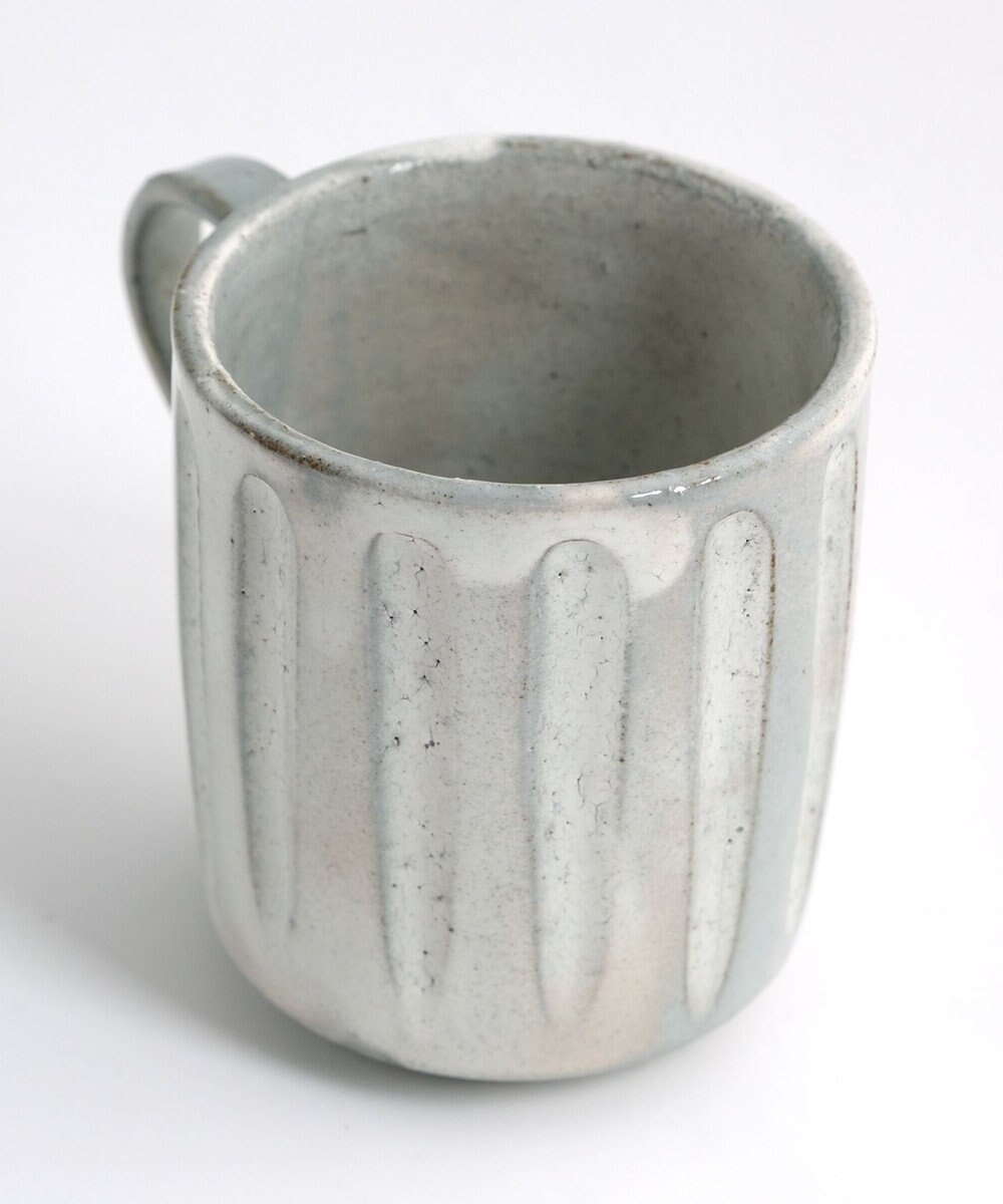 たち吉 【たち吉】粉引彫文マグ〈１個〉美濃焼 