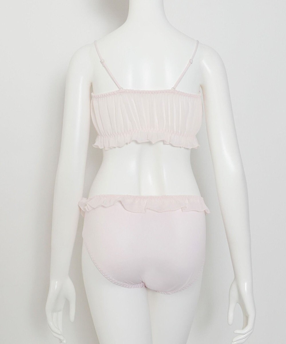 WEGO 【ブラトップ＆ショーツセット】Liliane　Ciel　シフォンフリル 