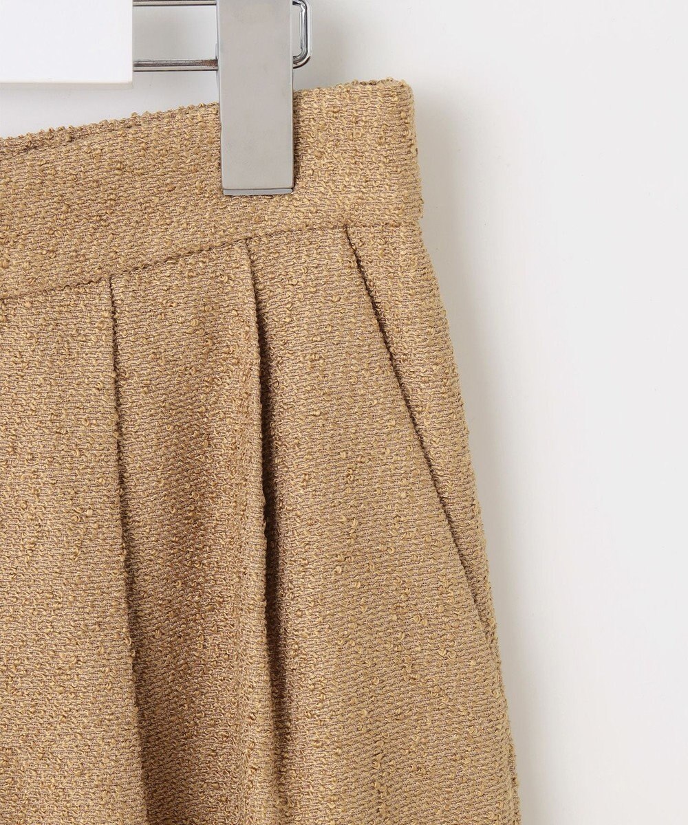 自由区 L 【17号サイズまで展開・SHIHOさん着用】ブライトリングツイード2タッククロップド パンツ 