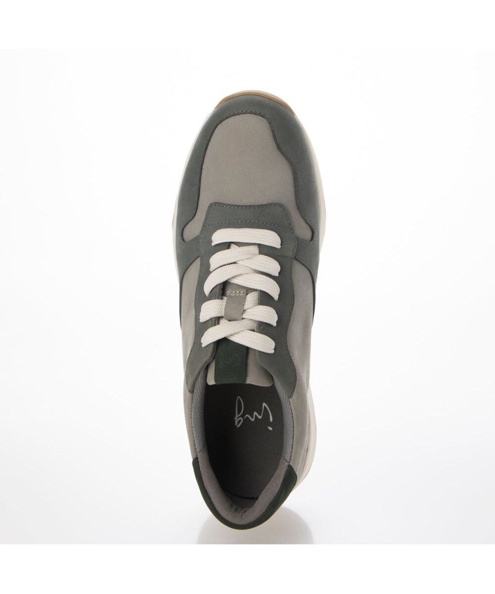 ing <ing>オールレザーレースアップスニーカー 